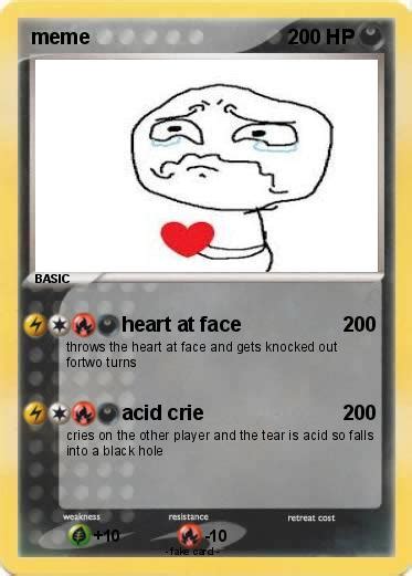 Pokémon Meme 124 124 Heart At Face My Pokemon Card