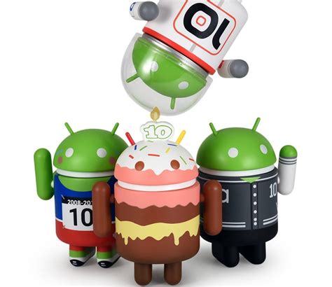 arrivo  nuovi android mini  festeggiare   anni dellos