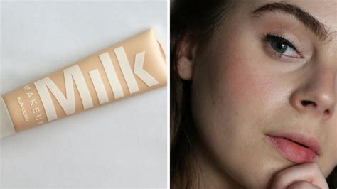 milk makeup blur liquid matte foundation review youtube