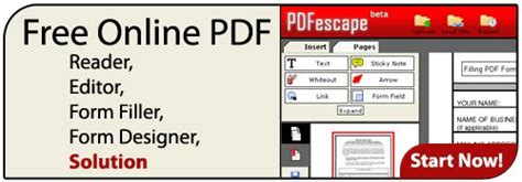 pdfescape   editor   form filler