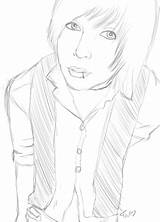 Andy Biersack Getdrawings Drawing sketch template