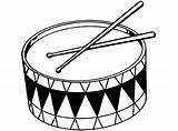 Musical Instrument Coloring Drawing Number Instruments Pages Drum Line Drumline Getdrawings Clipartmag Cliparts sketch template