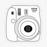 Polaroid Sticker Pegatinas Instax Fujifilm Weißes sketch template