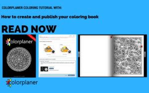 create  publish  coloring book page