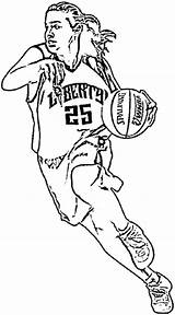 Coloring Pages Printable Basketball Nba Team Print Kids Player Players Color Interesting Chibi Popular Boys sketch template