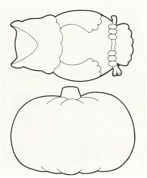 printable halloween owl  pumpkin templates activity coloring pages