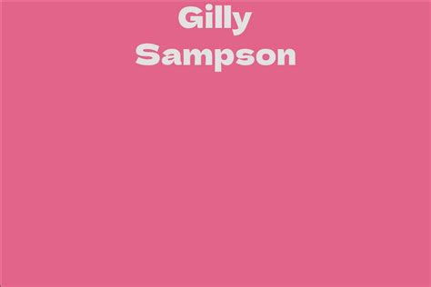 Gilly Sampson Telegraph