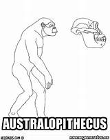 Australopithecus Personalizado Crear sketch template