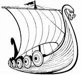 Barco Vikingo sketch template