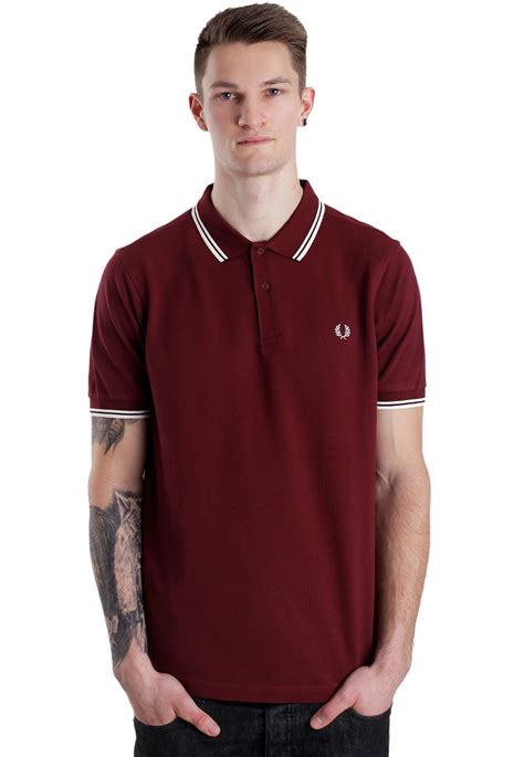 Fred Perry Slim Fit Twin Tipped Port Ecru Polo