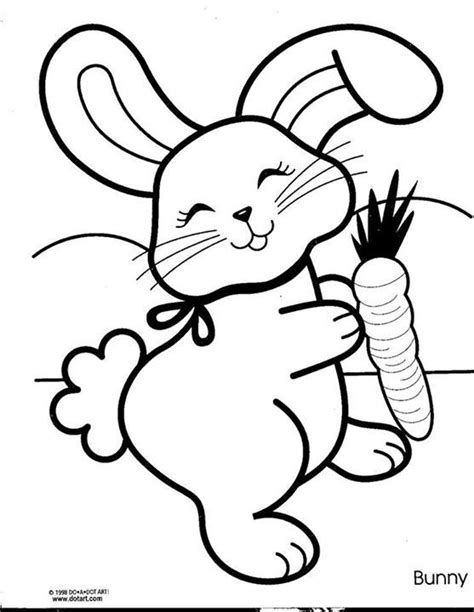 bunny coloring page coelhos  colorir paginas  colorir