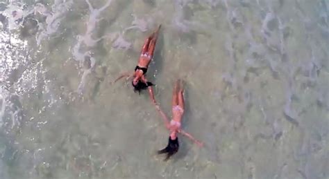 video  flies  drone   beach   caught  camera im speechless newegy