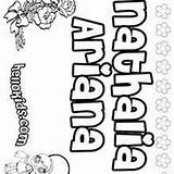 Coloring Pages Natalie Name Ariana Getcolorings Printable Getdrawings Hellokids Nathalia sketch template