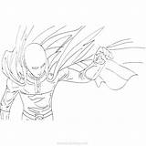 Saitama Xcolorings sketch template