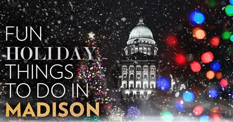 fun holiday     madison wisconsin   madison concourse