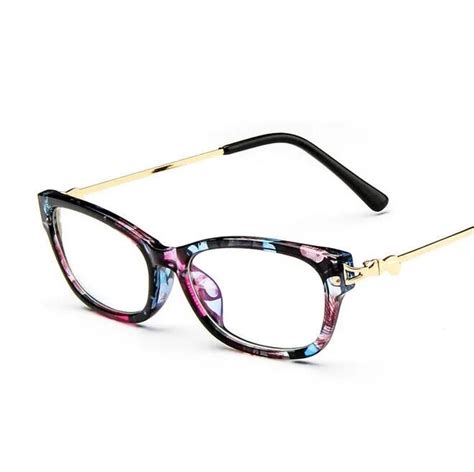 buy new fashion metal eyeglasses frame women optical