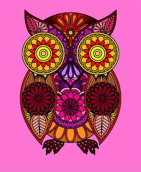 pin  idria novis  corujas pattern art owl tattoo owl