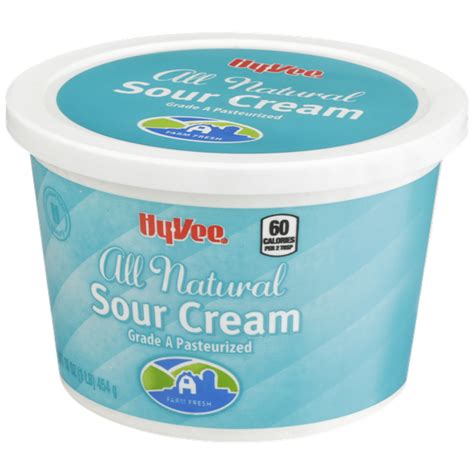 hy vee  natural sour cream hy vee aisles  grocery shopping