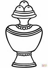 Coloring Pages Vase Treasure Ipad Clipart Clipartmag Buddhism Buddhist Categories sketch template