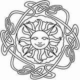 Coloring Pages Solstice Summer Litha Wheel Year Pagan Urbanthreads Kids Sheets Crafts Embroidery Color Wiccan Sun Quotes Midsummer Drawing Designs sketch template