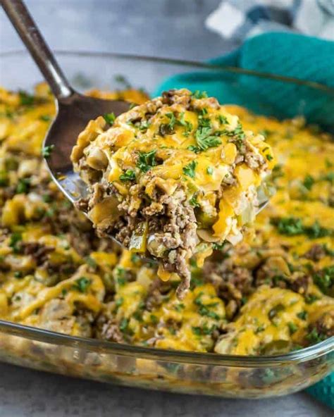 easy philly cheesesteak casserole living chirpy