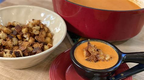 Fire Roasted Tomato Bisque Recipe From Rachael Ray Rachael Ray Show