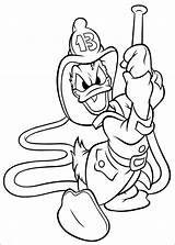 Donald Duck Firefighter Coloring Game Print Cartoon sketch template