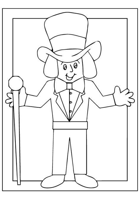 willy wonka coloring page  printable coloring pages  kids