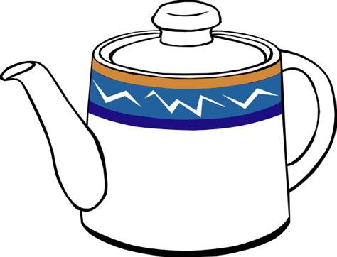 teapot clip art  vector vector