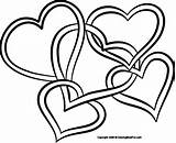 Coloring Pages Valentines Valentine Heart Coloringbookfun Hearts Kids sketch template
