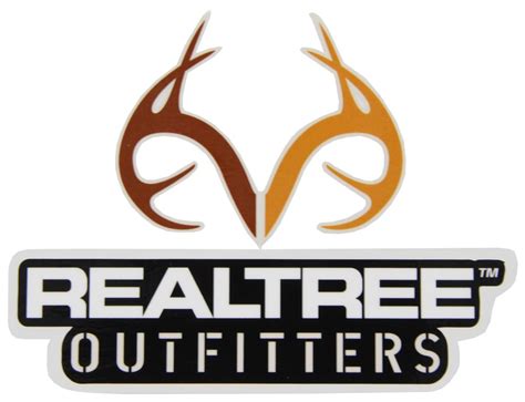 realtree outfitters logo flat decal full color qty  spg novelty