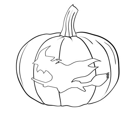 printable pumpkin coloring pages  kids