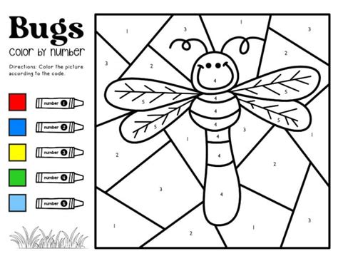 insect coloring pages ladybug coloring bug color  number