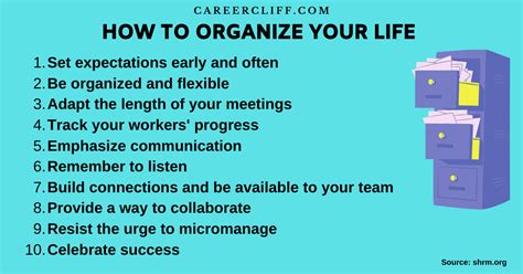 ways  learn   organize  life careercliff
