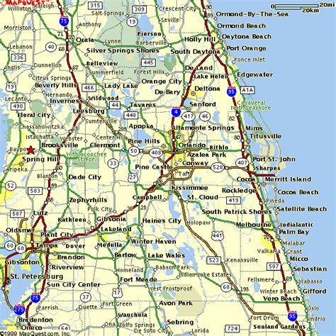 map  central florida