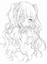 Lineart Sketches Painter Kawaii Locura Colouring Teenagers Dibujar Th05 Img00 Demon Sisters Fc07 sketch template