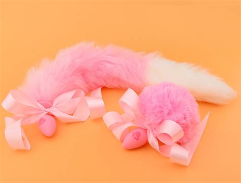 cute cat tail butt plug and ears set silicone buttplug etsy