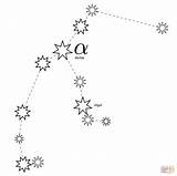 Constellation Perseus Coloring Pages Drawing sketch template