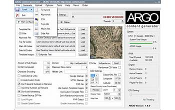 ARGO Content Generator screenshot #1