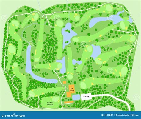 golf  map stock vector illustration  graphic