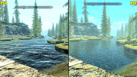 The Elder Scrolls Skyrim Ps4 Vs Ps3 Graphics Comparison