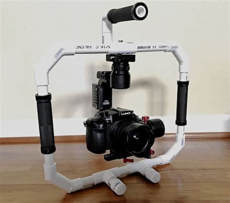 diy pvc gimbal fig ring ring stand frame cheesycam