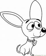 Puppies Coloring Pound Pages Coloringpages101 Cartoon Puppy sketch template