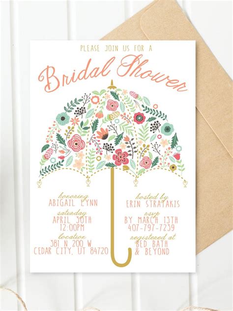 printable bridal shower invitations you can diy