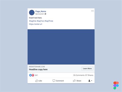 facebook advertisement post mockup psd