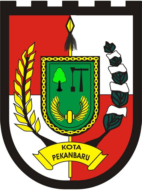makna  lambang kota pekanbaru logo pekanbaru dinas perpustakaan  kearsipan kota pekanbaru