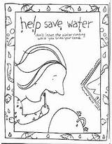 Water Coloring Pollution Pages Kids Focuses Turning sketch template