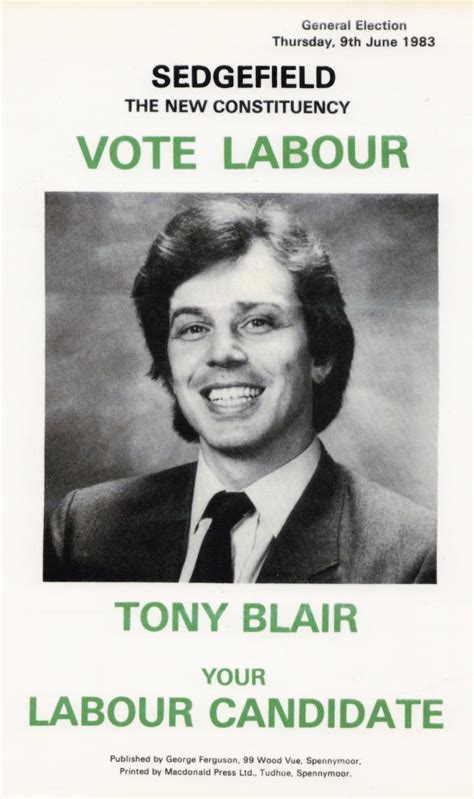 tony blair 1983 gallery flashbak