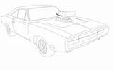Dodge Charger Coloring Fast Pages Car Cars 1970 69 1969 Skyline R34 Furious Drawing Challenger Drift Toretto Dom Drawings Brian sketch template