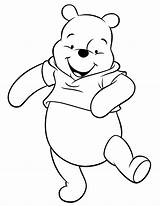 Pooh Winnie Bear Coloring Pages Dancing Drawing Printable Outline Cliparts Cheerful Drawings Clipart Characters Colouring Sketches Disney Getdrawings Clip Library sketch template